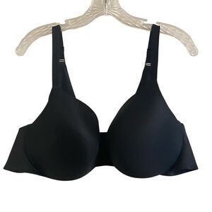Cacique Lined Underwire Bra Black Size 46C